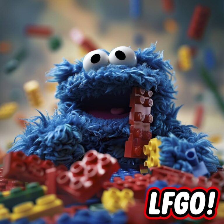 ME LOVE LFGO... AND BRICKS!