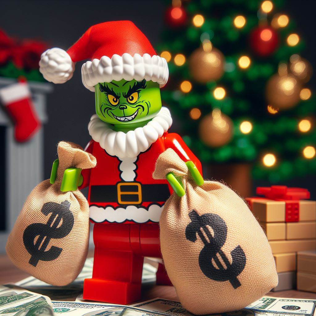 Grinch stealing money